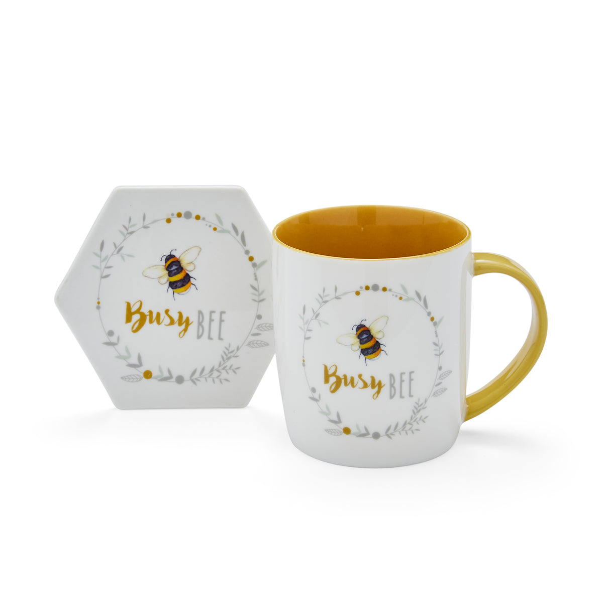 Bumble Bee Mug and Coaster gift set Thursford Enterprises Ltd