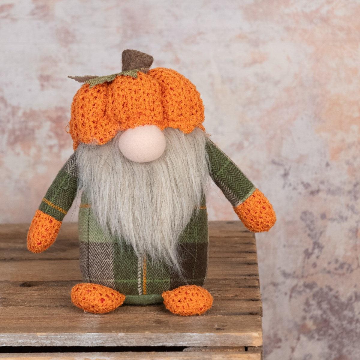 Autumn Pumpkin Gonk-Homeware-Floralsilk-Thursford Enterprises Ltd.