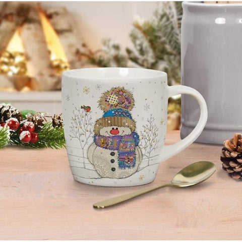 Bug Art Festive Mug - Snowman-Homeware-Lesser & Pavey-Thursford Enterprises Ltd.