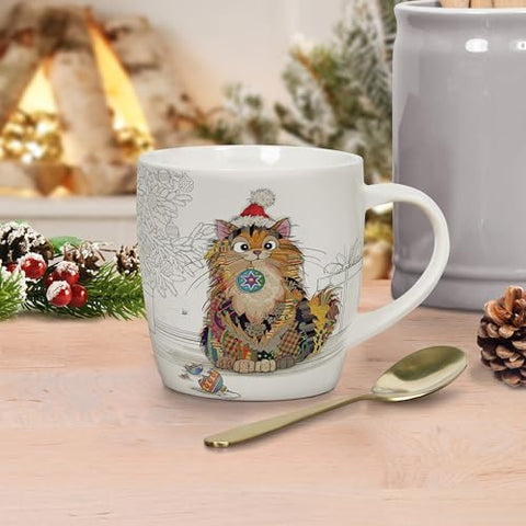 Bug Art Festive Mug - Cat Baubles-Homeware-Lesser & Pavey-Thursford Enterprises Ltd.