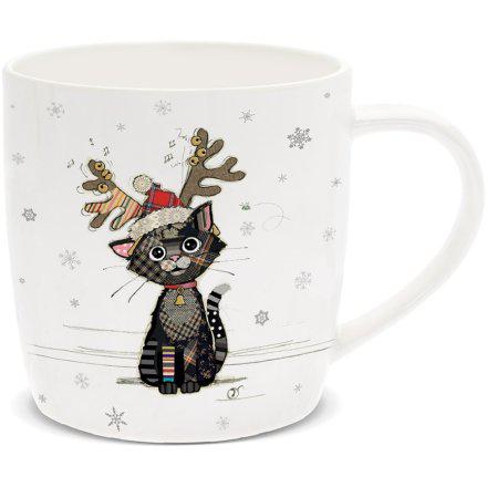 Bug Art Festive Mug - Kimba Kitten-Homeware-Lesser & Pavey-Thursford Enterprises Ltd.