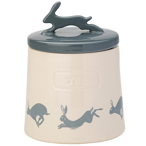 Canister Tea in Artisan Hare-Homeware-David Mason Designs-Thursford Enterprises Ltd.