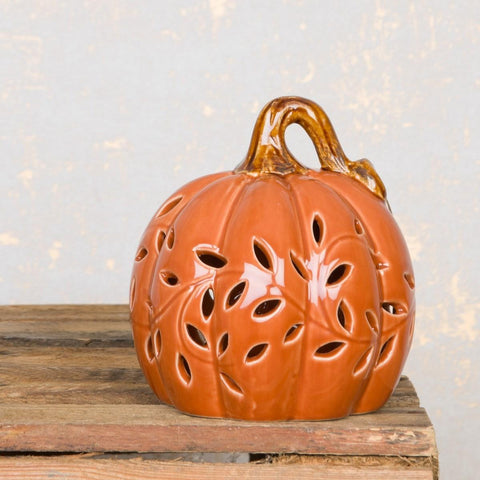 Ceramic Pumpkin-Homeware-Floralsilk-Thursford Enterprises Ltd.