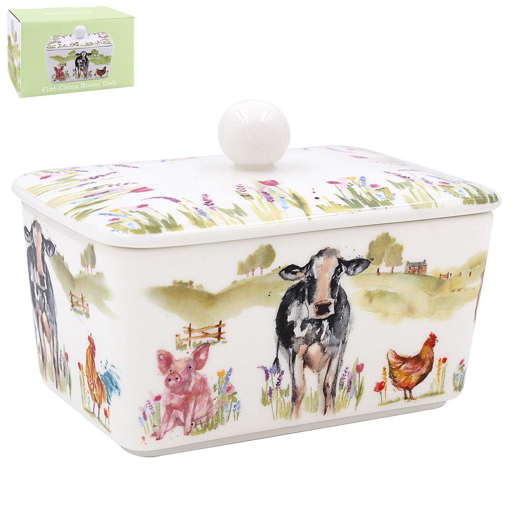 Butter Dish - Farmyard-Homeware-Lesser & Pavey-Thursford Enterprises Ltd.