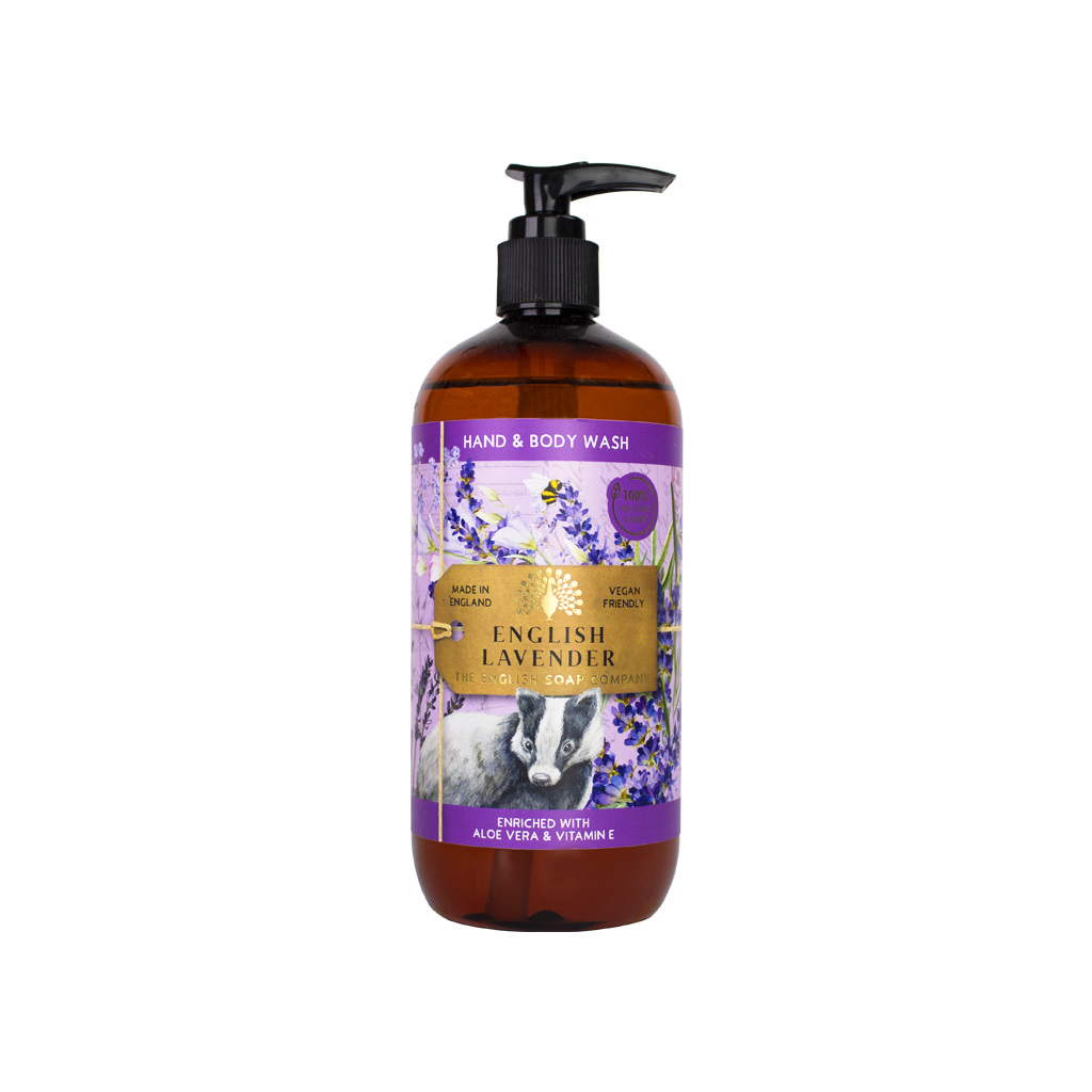 Anniversary Hand & Body Wash - English Lavender-Scented Products-The English Soap Co.-Thursford Enterprises Ltd.