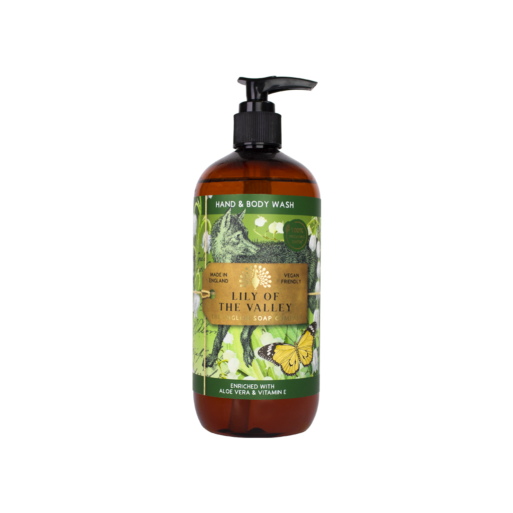 Anniversary Hand & Body Wash - Lily of The Valley-Scented Products-The English Soap Co.-Thursford Enterprises Ltd.