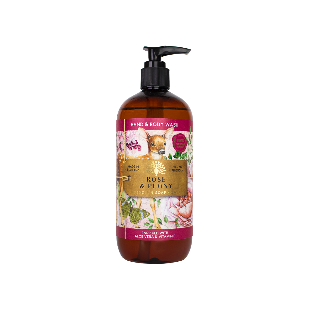 Anniversary Hand & Body Wash - Rose & Peony-Scented Products-The English Soap Co.-Thursford Enterprises Ltd.