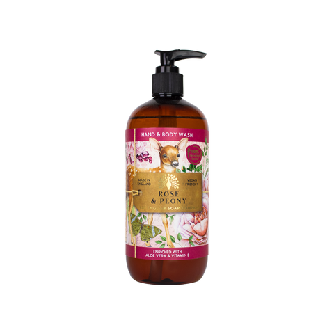 Anniversary Hand & Body Wash - Rose & Peony-Scented Products-The English Soap Co.-Thursford Enterprises Ltd.