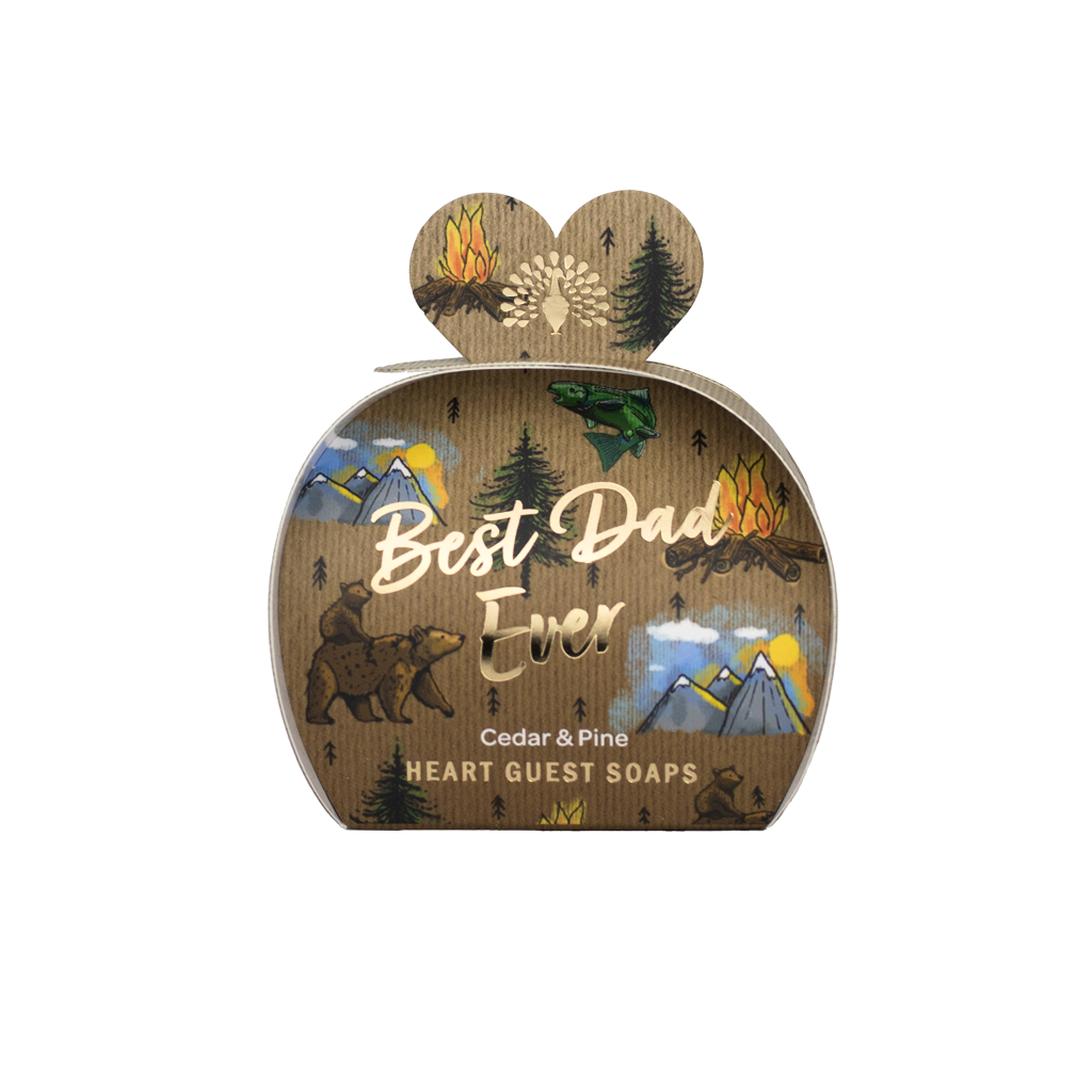 Occasions Guest Soap - Best Dad Ever-Scented Products-The English Soap Co.-Thursford Enterprises Ltd.