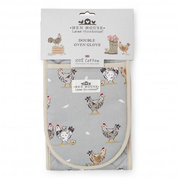 Hen House Lane Double Oven Glove-Homeware-City Look-Thursford Enterprises Ltd.