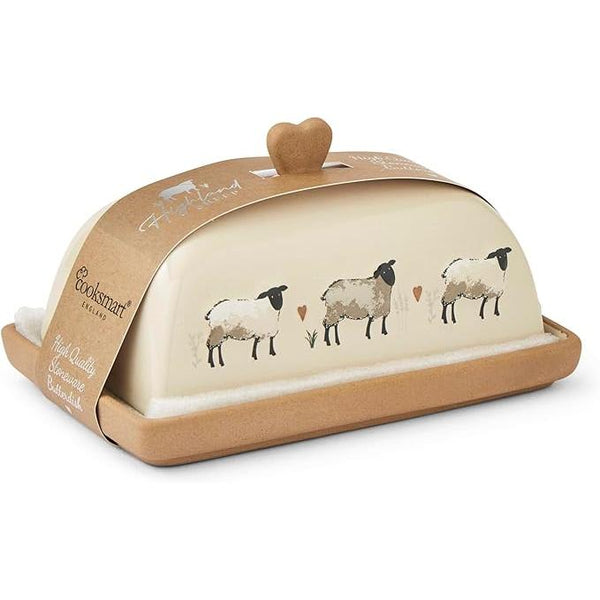 Highland Sheep Butter Dish-Homeware-City Look-Thursford Enterprises Ltd.