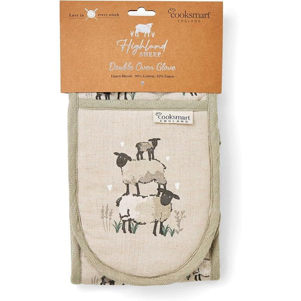 Highland Sheep Double Oven Glove-Homeware-City Look-Thursford Enterprises Ltd.