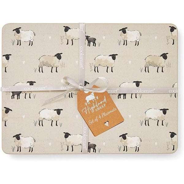 Highland Sheep Placemats set of 4-Homeware-City Look-Thursford Enterprises Ltd.