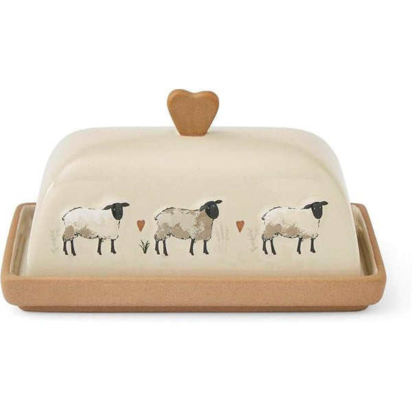 Highland Sheep Butter Dish-Homeware-City Look-Thursford Enterprises Ltd.