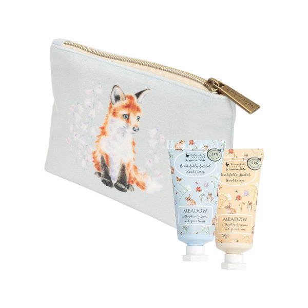 Wrendale Mini Hand Cream Gift Pouch - Meadow Blue-Gifts-Wrendale-Thursford Enterprises Ltd.