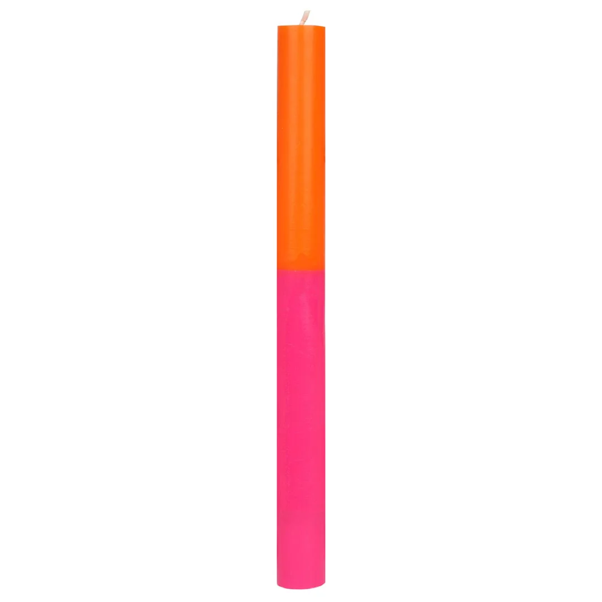 Orange & Pink Candle-Homeware-Talking Tables-Thursford Enterprises Ltd.