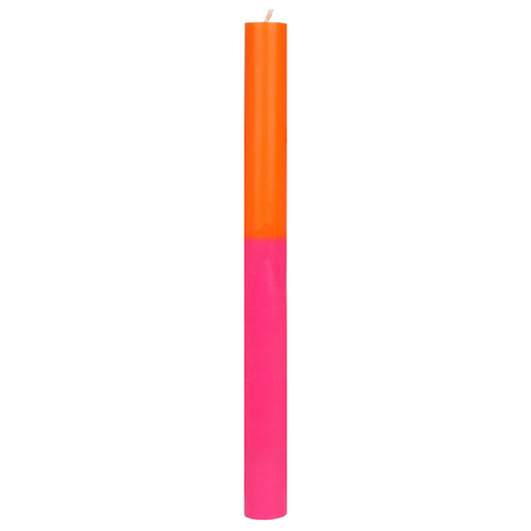 Orange & Pink Candle-Homeware-Talking Tables-Thursford Enterprises Ltd.
