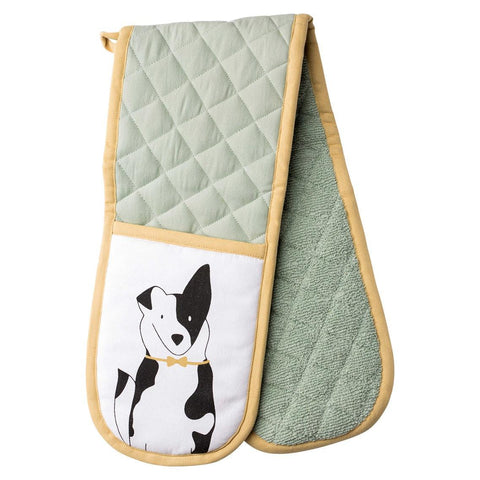 Double Oven Gloves Dog-Homeware-David Mason Designs-Thursford Enterprises Ltd.