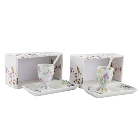 Egg Cup Gift Set-Homeware-Sifcon International-Stem flowers-Thursford Enterprises Ltd.