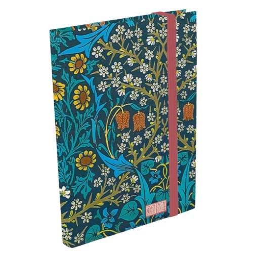 A6 Notebook - William Morris Blackthorn-Stationery-The Gifted Stationery-Thursford Enterprises Ltd.