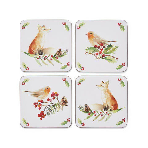 A Winters Tale Coaster 4pk-Homeware-City Look-Thursford Enterprises Ltd.