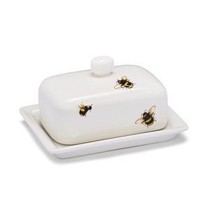 Bumble Bee Ceramic Butter Dish-Homeware-City Look-Thursford Enterprises Ltd.
