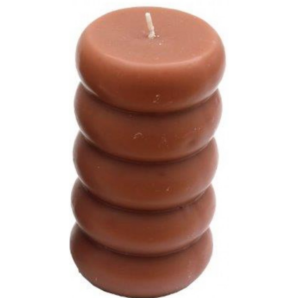 Candles - Ribbed Pillar-Gifts-Sifcon International-Rust-Thursford Enterprises Ltd.