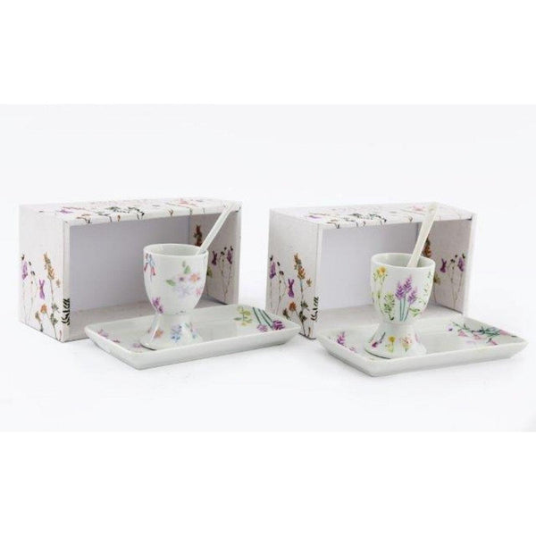 Egg Cup Gift Set-Homeware-Sifcon International-Stem flowers-Thursford Enterprises Ltd.