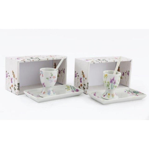 Egg Cup Gift Set-Homeware-Sifcon International-Stem flowers-Thursford Enterprises Ltd.