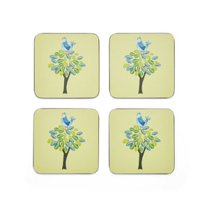 Forest Birds Coasters Pk 4-Homeware-City Look-Thursford Enterprises Ltd.