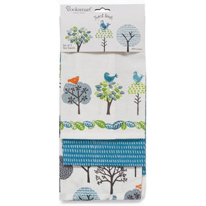 Forest Birds Tea Towels 3pk-Homeware-City Look-Thursford Enterprises Ltd.