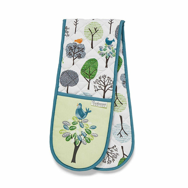 Forest Birds Double Oven Glove-Homeware-City Look-Thursford Enterprises Ltd.