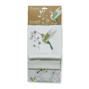 Hummingbirds Tea Towels 3pk-Homeware-City Look-Thursford Enterprises Ltd.