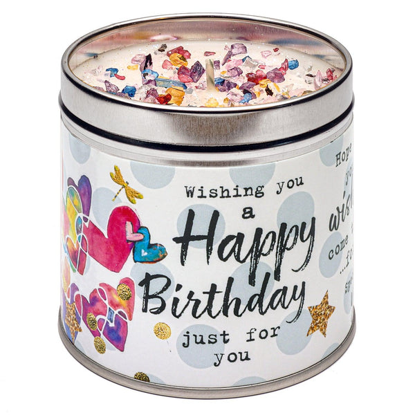 Just Because - Occasion Candle in a Tin-Scented Products-Best Kept Secrets-Happy Birthday-Thursford Enterprises Ltd.