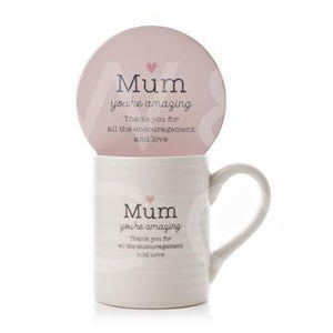 Mum Mug & Coaster set-Gifts-Widdop-Thursford Enterprises Ltd.