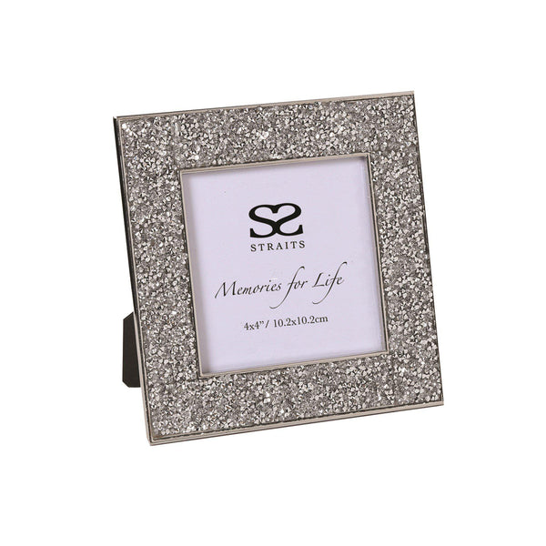 Silver Jewel Photo Frame-Homeware-Straits Trading Co.-10 x 10cm-Thursford Enterprises Ltd.