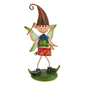 Pixie Pedro Musician-Garden Ornaments-Fountasia-Thursford Enterprises Ltd.