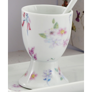 Egg Cup Gift Set-Homeware-Sifcon International-Small flowers-Thursford Enterprises Ltd.