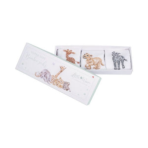 Baby Socks 'Little Savannah' African Animals-Baby Gifts-Wrendale-0-6 month-Thursford Enterprises Ltd.