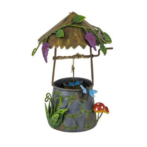 Fairy Wishing Well-Garden Ornaments-Fountasia-With Toadstools-Thursford Enterprises Ltd.