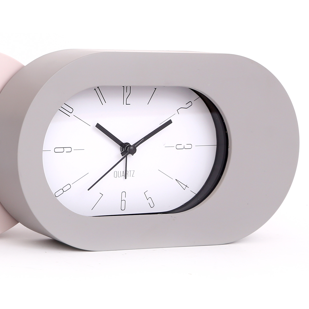 Oval Alarm Clock-Homeware-Sifcon International-Grey-Thursford Enterprises Ltd.