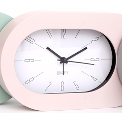 Oval Alarm Clock-Homeware-Sifcon International-Pink-Thursford Enterprises Ltd.